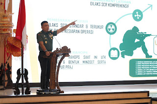 Terima Pembekalan Sisbinlat, Ratusan Komandan Satuan Seluruh Indonesia Berkumpul di Makodam&nbsp;IX/Udayana