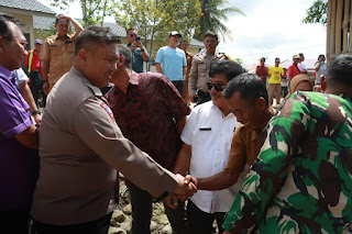 Kapolres Simalungun Bersama Forkopimda Lakukan Pengecekan Pembangunan Jalur Penghubung Antar&nbsp;Desa