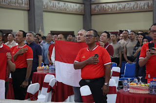 Semi Final AFC U23, Polda Bali Gelar Nobar Timnas Indonesia VS&nbsp;Uzbekistan