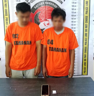 Sat Narkoba Polres Simalungun Tangkap Dua Pengedar Sabu Asal Tebing&nbsp;Tinggi