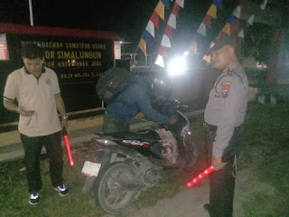 Polsek Tanah Jawa Gelar Razia Antisipasi Geng Motor dan&nbsp;Narkoba