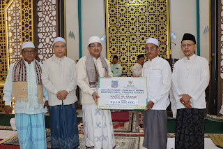 Safari Subuh di Masjid Ar-Rahmah Tungkal Harapan, Bupati Tanjabbar Himbau Masyarakat Waspadai Musim&nbsp;Kemarau