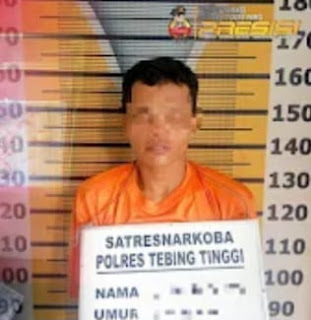 Edarkan Narkoba Jenis Sabu Buruh Harian Lepas Ditangkap Satnarkoba Polres Tebing&nbsp;Tinggi