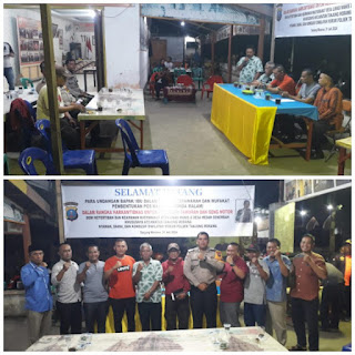 Lakukan Musyawarah dan Mufakat, Polsek Tanjung Morawa Bersinergi Dengan Unsur TNI dan Pemerintahan Buat Pos&nbsp;Kamling