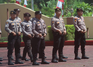 Personel Polres Simalungun Laksanakan Latihan Dalmas untuk Persiapan Pengamanan Pilkada&nbsp;2024