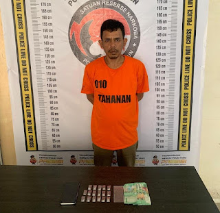 Polsek Bangun Tangkap Kempes, Pengedar Sabu di Warung&nbsp;Kopi