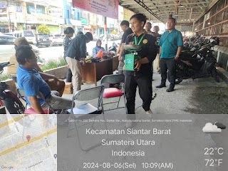 Kasub Sektor Pasar Horas Himbau Para Pedagang Tetap&nbsp;Waspada