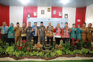Bupati Tanjabbar Sambut Kunjungan Ketua Tim Klarifikasi Lapangan Lomba Kelurahan Tingkat&nbsp;Regional