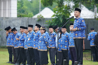 Pimpin Upacara HKN Pj. Wali Kota Tebing Tinggi Himbau ASN Tingkatkan Kinerja dan Beri Pelayanan&nbsp;Terbaik
